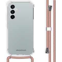 imoshion Coque arrière transparente avec cordon Samsung Galaxy A54 (5G) - Rose Doré