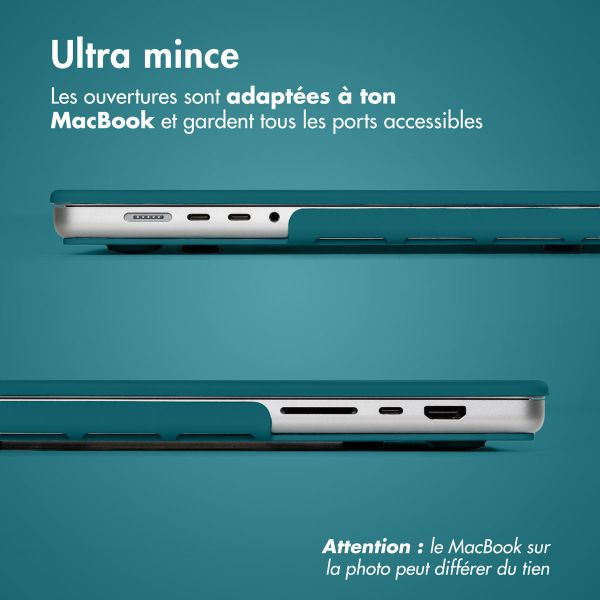 imoshion Coque rigide Apple MacBook Air 13 pouces (2018-2020) - Petrol Green