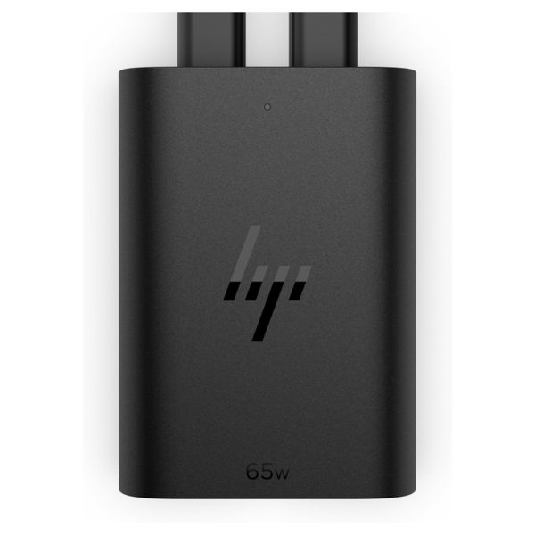 HP Chargeur rapide USB-C GaN original 65 watts | Chargeur d'ordinateur portable USB-C - Noir
