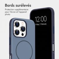 imoshion Coque arrière Color avec Thin MagSafe Ring Apple iPhone 16 Pro - Bleu foncé