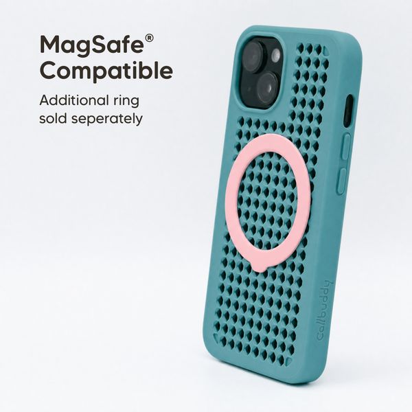 Callbuddy Coque avec strap Apple iPhone 17e / 16e / 15 / 14 / 13 - Miami Vice