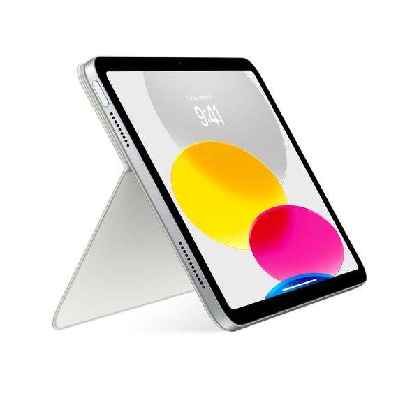 Apple Magic Keyboard Folio Apple iPad 11 (2025) 11 pouces A16 / iPad 10 (2022) 10.9 pouces - QWERTY / INT - Blanc