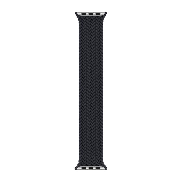 Apple Bracelet Solo tressé Apple Watch | 44/45/46/49 mm - Taille 5 - Charcoal