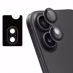 imoshion Lot de 2 protections d'objectif de caméra Apple iPhone 17 / 16 / 16 Plus - Noir