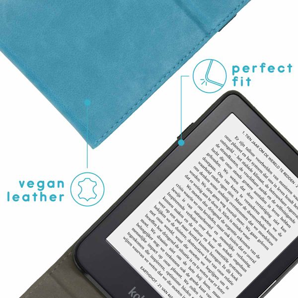imoshion Étui á rabat Kobo Clara 2E / Tolino Shine 4 - Bleu clair