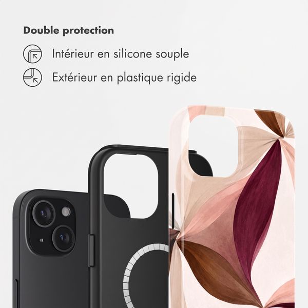 Selencia Coque arrière Vivid avec MagSafe Apple iPhone 15 - Silk Spirit