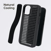 Callbuddy Coque avec strap Apple iPhone 17e / 16e / 15 / 14 / 13 - Epic Black