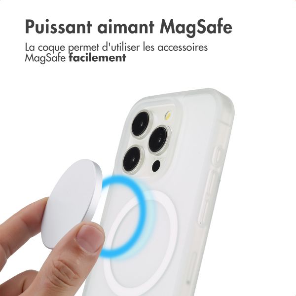 imoshion Coque Color Guard avec MagSafe Apple iPhone 15 Pro - Blanc