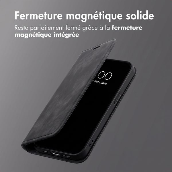 imoshion Étui de téléphone portefeuille Slim OnePlus 15 - Noir