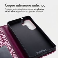 imoshion Étui de télephone portefeuille Design Samsung Galaxy S26 - Bloom Love Blush