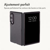 imoshion Backcover en cuir synthétique Samsung Galaxy Z Fold 8 - Noir