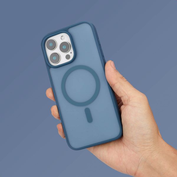 imoshion Coque Color Guard avec MagSafe Apple iPhone 15 Pro Max - Bleu foncé