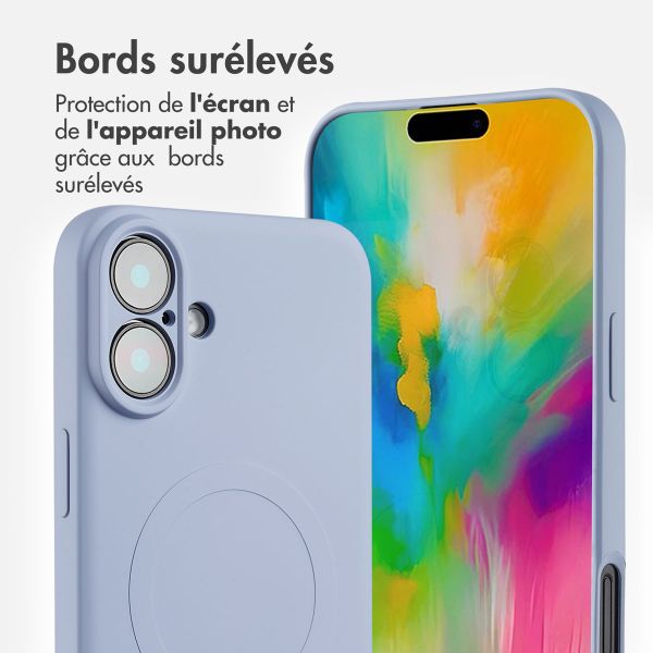 imoshion Coque Couleur avec MagSafe Apple iPhone 16 Plus - Lila / Lilac