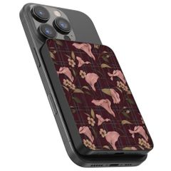Selencia Powerbank Vivid 5 000 mAh - MagSafe et Qi - Black / Autumn Muse