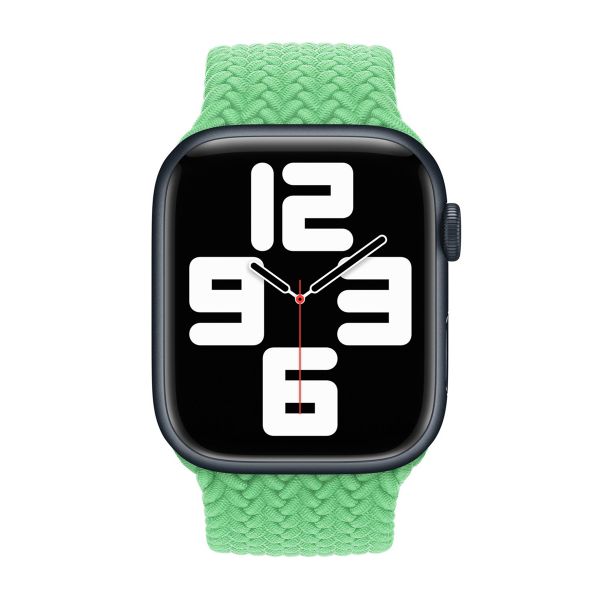 Apple Bracelet Solo tressé Apple Watch | 38/40/41/42 mm - Taille 2 - Bright Green