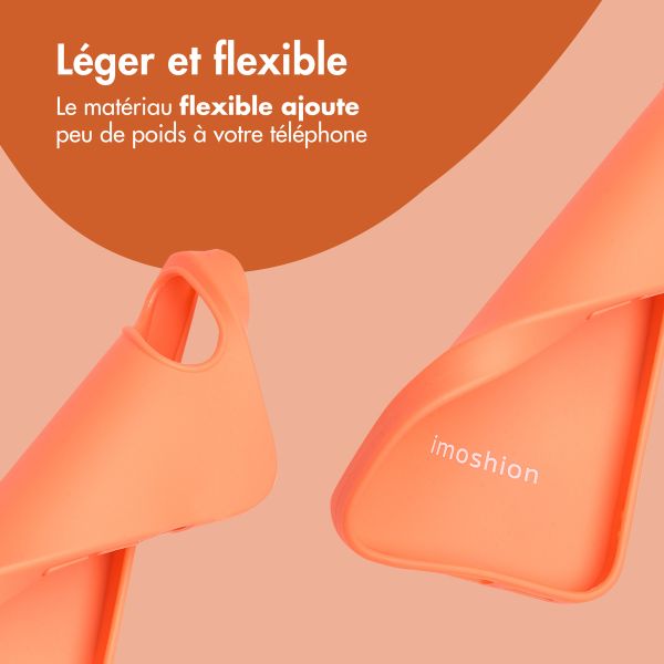 imoshion Coque Couleur Apple iPhone 17e / 16e - Apricot Crush Orange