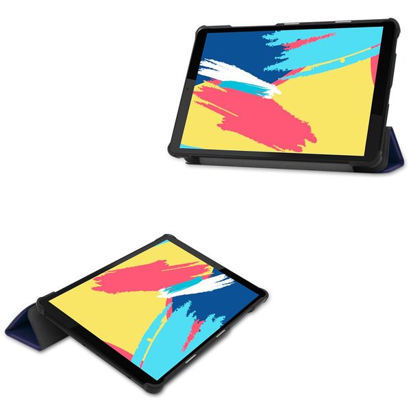 imoshion Coque tablette Trifold Lenovo Tab M8 / M8 FHD - Bleu foncé