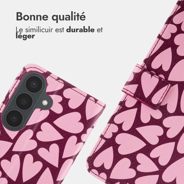imoshion Étui de télephone portefeuille Design Samsung Galaxy S26 FE - Hearty Blush