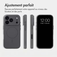 Accezz Coque Grip avec MagSafe Apple iPhone 18 Pro / 17 Pro - Gris