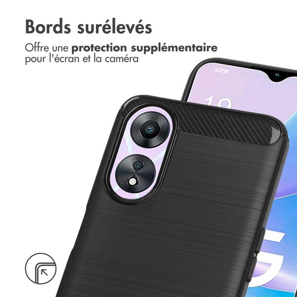 imoshion Coque Brushed Oppo A58 - Noir
