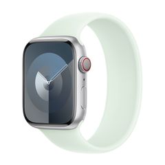 Apple Bracelet Boucle unique en Silicone Apple Watch | 38/40/41/42 mm - Taille 3 - Soft Mint