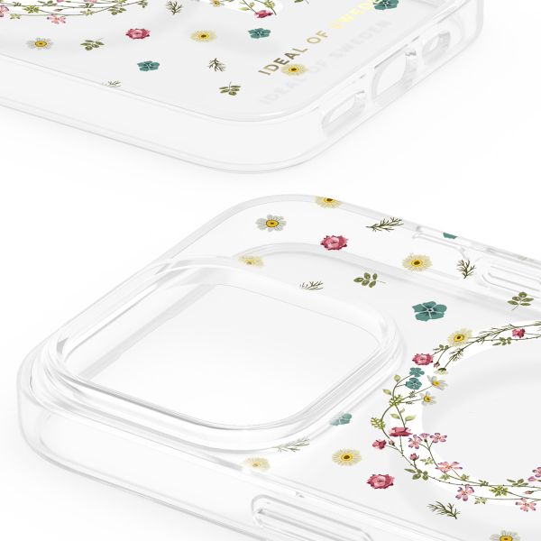 iDeal of Sweden Coque Clear MagSafe Apple iPhone 14 / 13 - Petite Floral