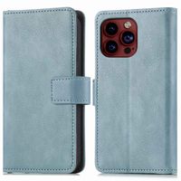 imoshion Étui de télephone portefeuille de luxe Apple iPhone 15 Pro Max - Bleu clair