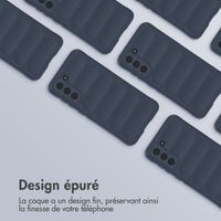 imoshion EasyGrip Backcover Samsung Galaxy S21 FE - Bleu foncé