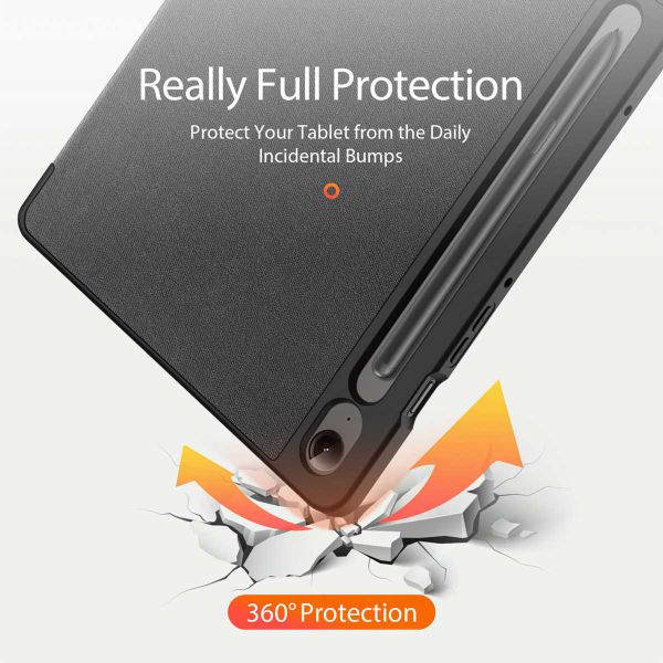 Dux Ducis Coque tablette Domo Samsung Galaxy Tab S10 FE / S9 FE - Noir