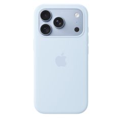 Apple Coque en silicone avec MagSafe Apple iPhone 18 Pro - Crisp Blue