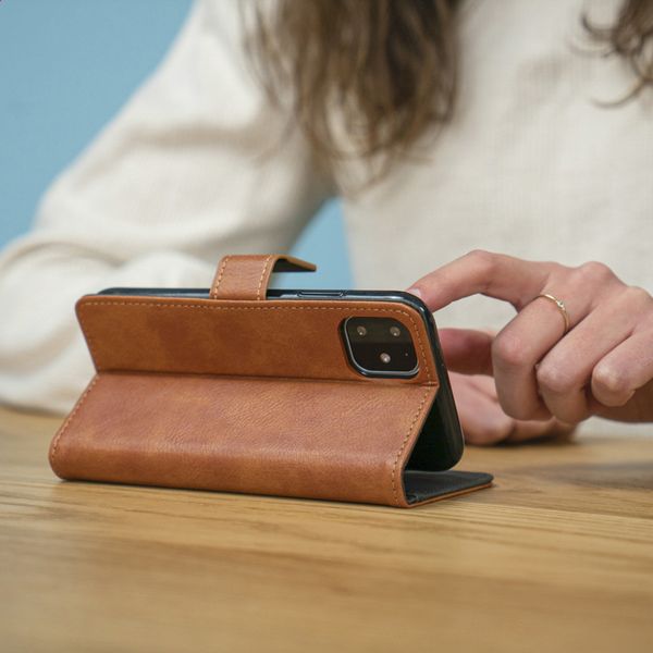imoshion Étui de télephone portefeuille de luxe Motorola Moto G9 Power - Marron