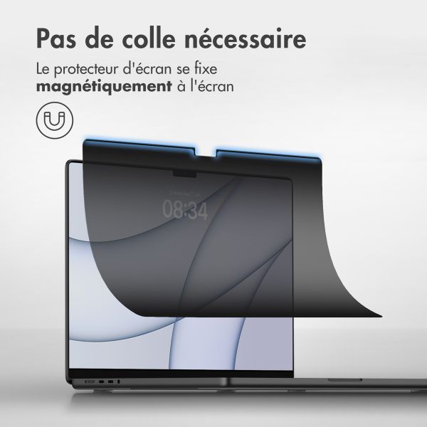 Accezz Protecteur d'écran de privacy magnétique Apple MacBook Pro 14 pouces (2021 / 2023 M3 chip / 2024 M4 chip / 2025 M5 chip)