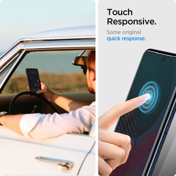 Spigen Protection d'écran en verre trempé GLAStR Fit 2 Paquets + Applicator Samsung Galaxy Xcover 7 Pro