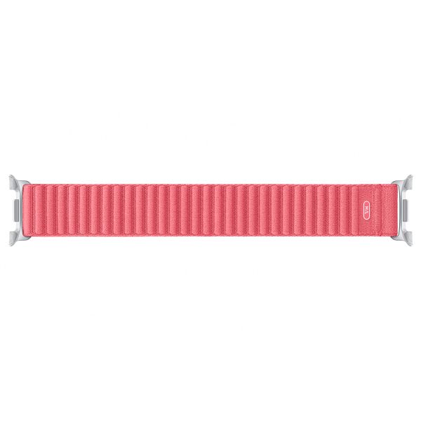 Samsung Bracelet en tissu original Samsung Galaxy Watch 8 (40/44mm) / Classic (46mm) - M/L - Rouge