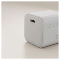 Zens Chargeur compact USB-C 70W - Adaptateur secteur - Blanc