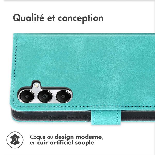 imoshion Etui de télephone portefeuille avec cordon Samsung Galaxy A17 (5G) / (4G) - Turquoise