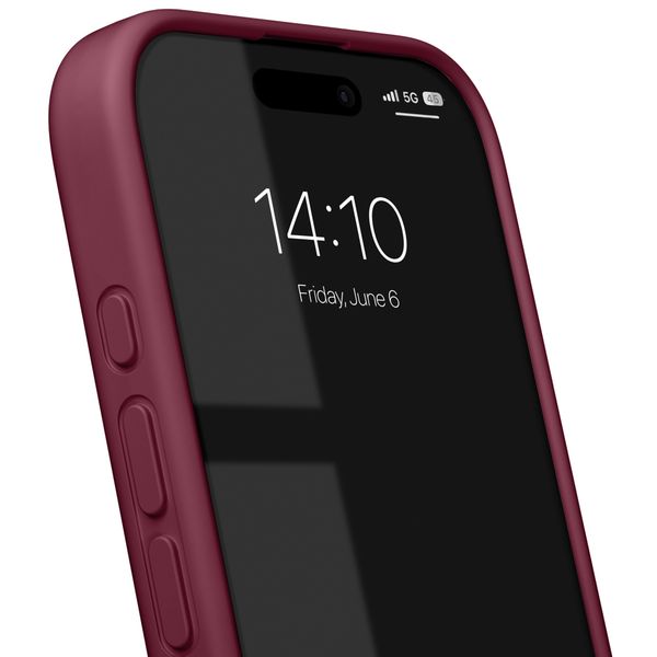 iDeal of Sweden Coque en silicone avec MagSafe Apple iPhone 17 - Fine Wine