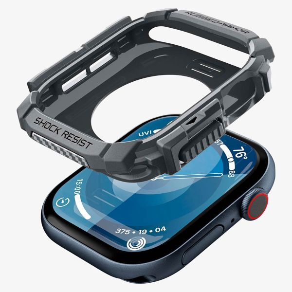Spigen Coque Rugged Armor™ Apple Watch 10 / 11 - 46 mm - Dark Grey
