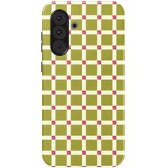 Selencia Coque arrière Vivid Samsung Galaxy A36 / A56 - Check This Olive