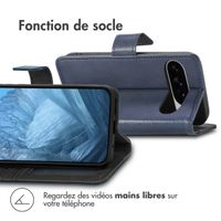 imoshion Étui de télephone portefeuille de luxe Google Pixel 10 Pro XL - Bleu foncé