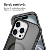 imoshion Coque Pailletée avec MagSafe Apple iPhone 16 Pro Max - Glitter Noir