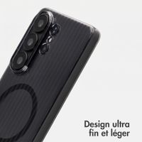Accezz Coque arrière Lite avec MagSafe | Fluted | Samsung Galaxy S26 Ultra - Noir