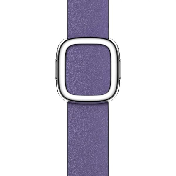 Apple Bracelet Leather Band Modern Buckle Apple Watch | 38/40/41/42 mm - Taille S - Wisteria