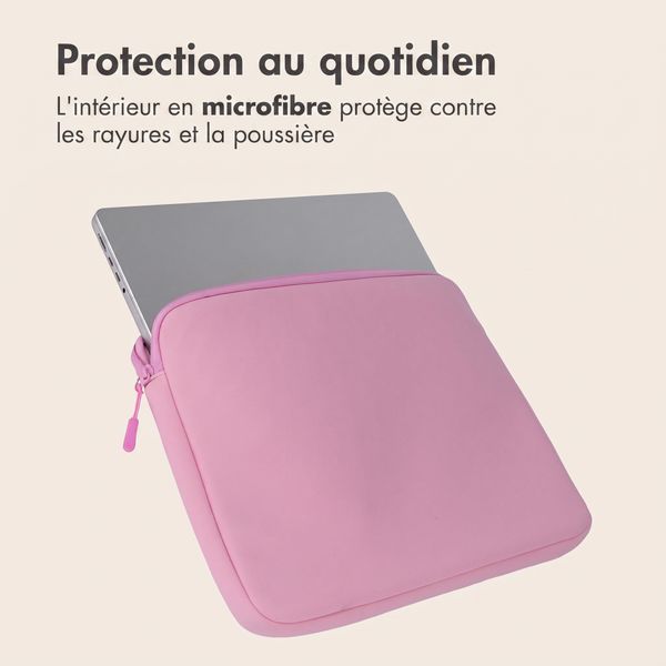imoshion Pochette ordinateur avec compartiment 15-16 pouces - Candy Pink