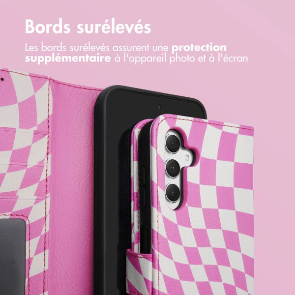 imoshion Étui de télephone portefeuille Design Samsung Galaxy A54 (5G) - Retro Pink