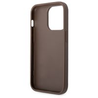 Guess Coque 4G Metal Logo Backcover Apple iPhone 15 Pro Max - Marron
