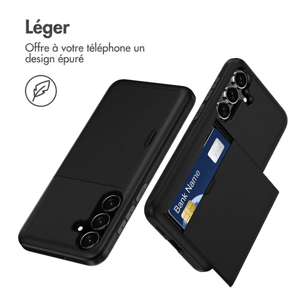imoshion Coque arrière avec porte-cartes Samsung Galaxy S26 FE - Noir