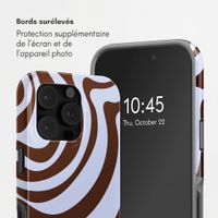 Selencia Coque arrière Vivid Apple iPhone 16 Pro Max - Dream Swirl Chocolate
