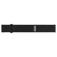 Samsung Bracelet Original Feather Fabric Slim Samsung Galaxy Watch 4 / 5 / 6 / 7 / FE (20 mm) - Taille S/M - Noir