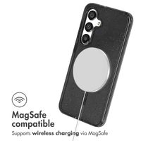 imoshion Coque Pailletée avec MagSafe Samsung Galaxy S25 - Glitter Noir